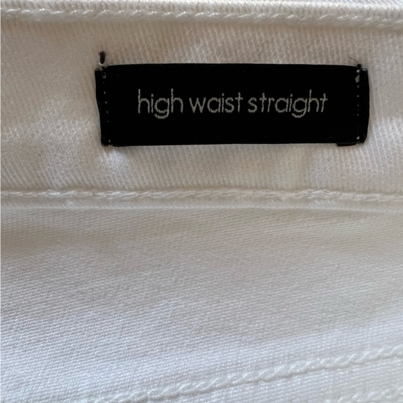 Ella Moss White High Rise Slim Straight Ankle Jeans Size 10/30 - Picture 10 of 12